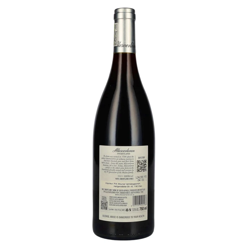 Allesverloren Shiraz 2021 13,5% Vol. 0,75l