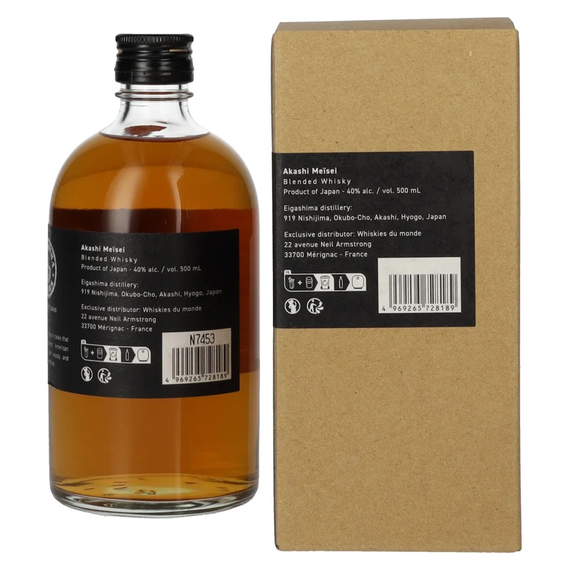 AKASHI Meïsei Blended Whisky 40% Vol. 0,5l in Geschenkbox