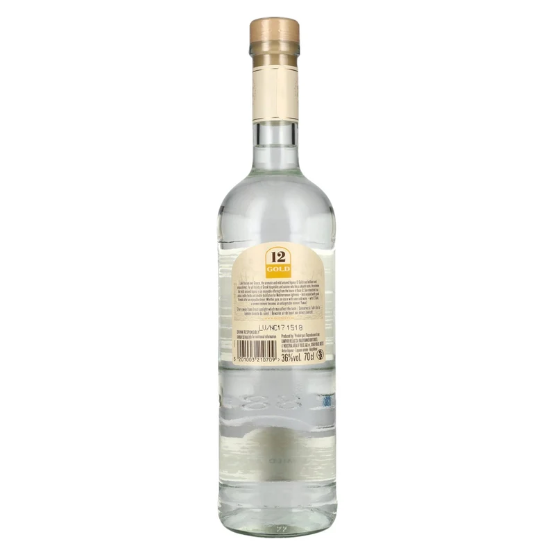 12 GOLD Anislikör by Ouzo 12 36% Vol. 0,7l