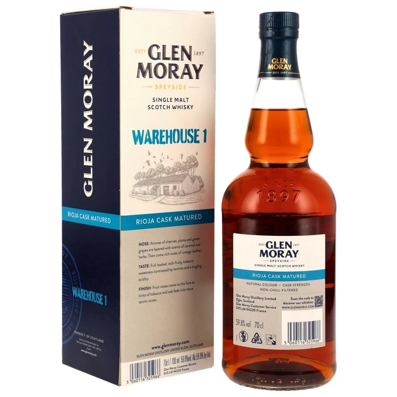 Glen Moray 8 Jahre 2015/2023 - Warehouse 1