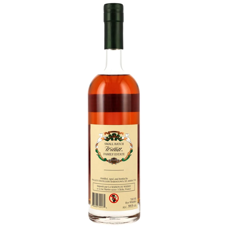 Willett 4 Jahre - Family Estate - Small Batch Rye 109.6 Proof