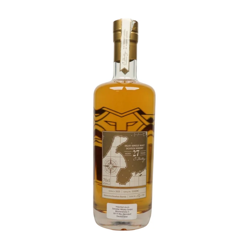 Islay Single Malt 27 Jahre - C. Dully Selection - Map Label