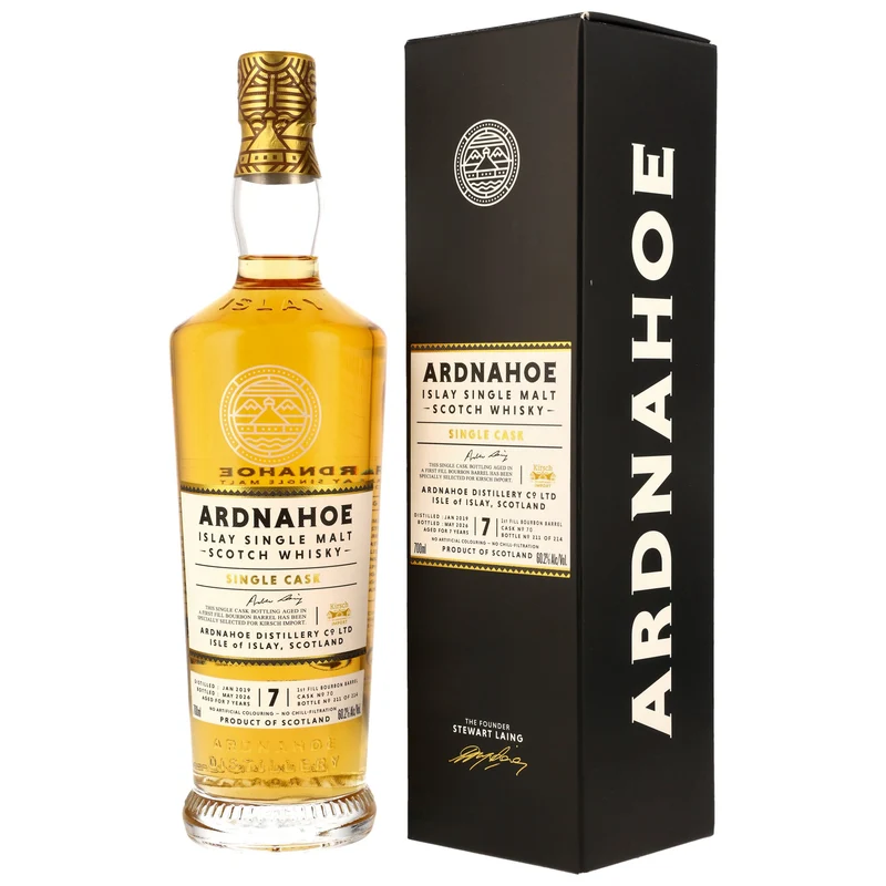 Ardnahoe 7 Jahre 2019/2026 - Single Cask #70 - Kirsch Import