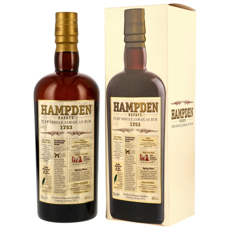 Hampden Estate 1753 - Pure Single Jamaican Rum