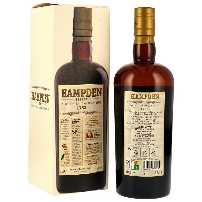 Hampden Estate 1753 - Pure Single Jamaican Rum
