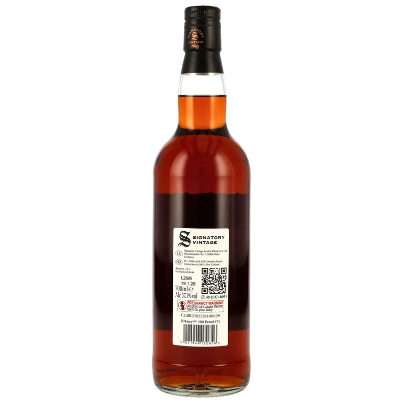 Orkney (HP) 14 Jahre 2011/2026 - Signatory Vintage - 100 Proof #71