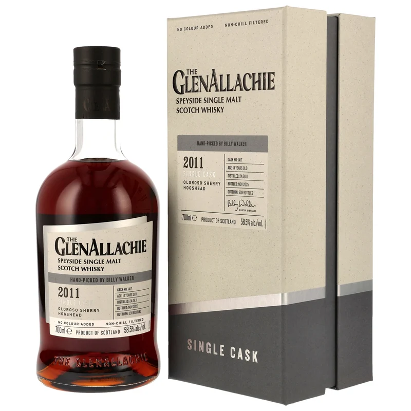 Glenallachie 14 Jahre 2011/2025 - Single Cask #1417