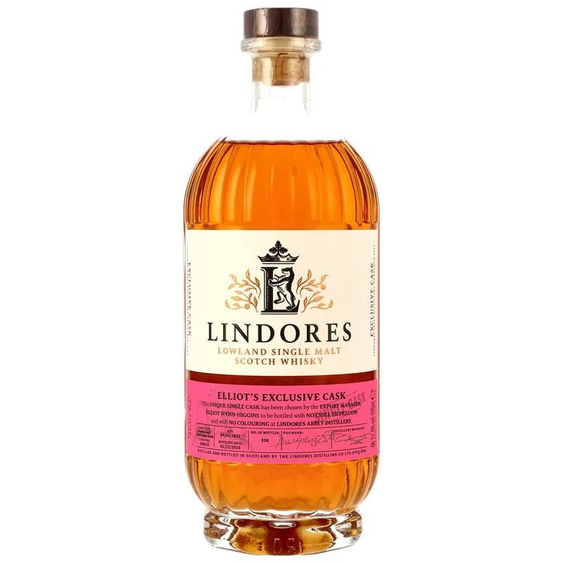Lindores Abbey 4 Jahre 2021/2025 - Elliot's Exclusive Cask