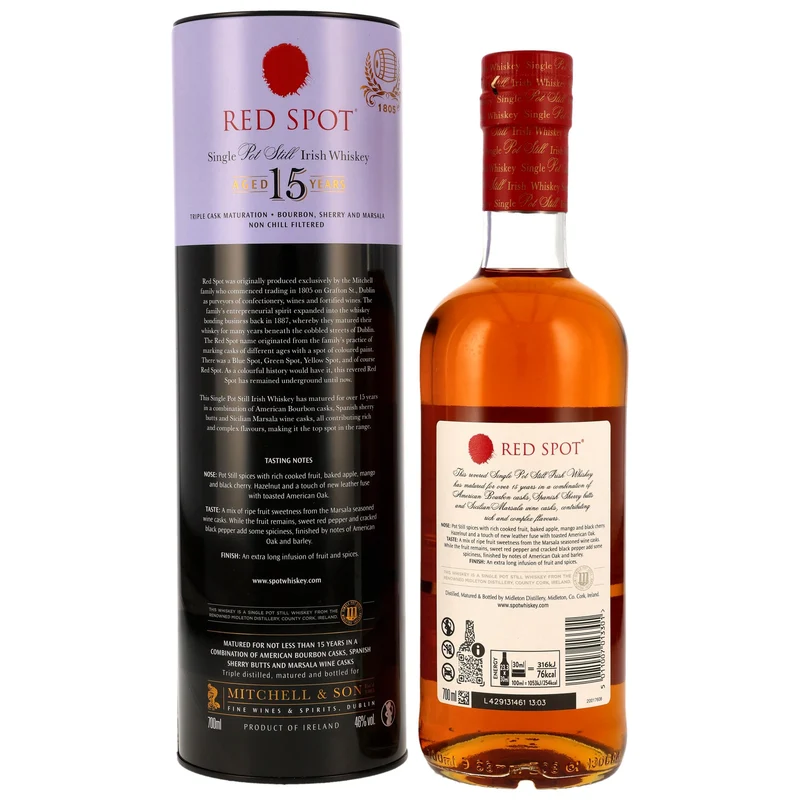 Red Spot 15 Jahre - Sherry & Marsala Casks