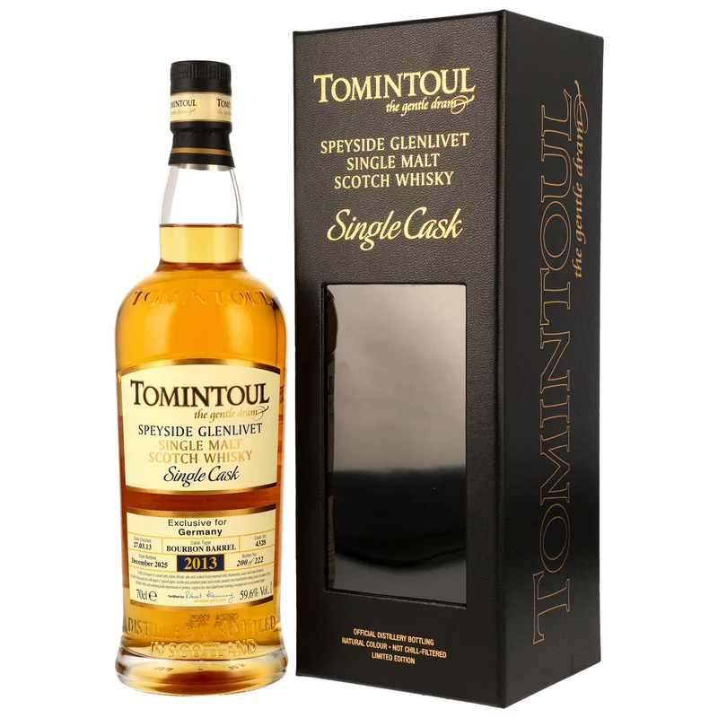 Tomintoul 12 Jahre 2013/2025 - Single Cask #4328 - Germany Exclusive