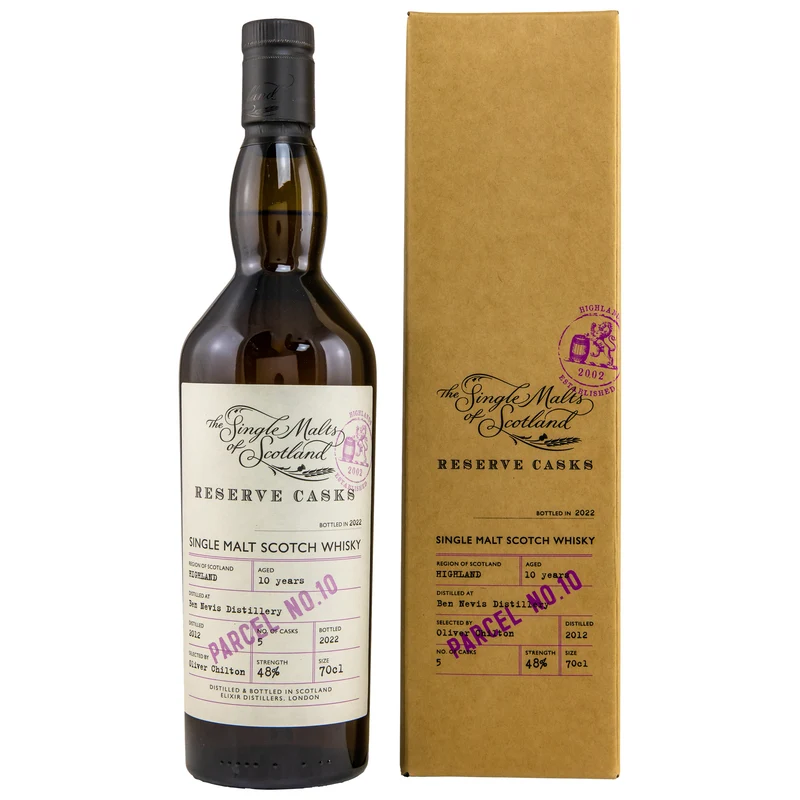 Ben Nevis 10 Jahre 2012/2022 - Reserve Casks Parcel #10