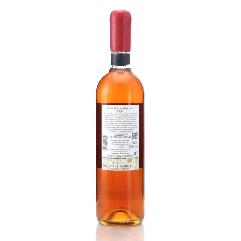 Amontillado 1951/2025 - Decadent Grapes 2026