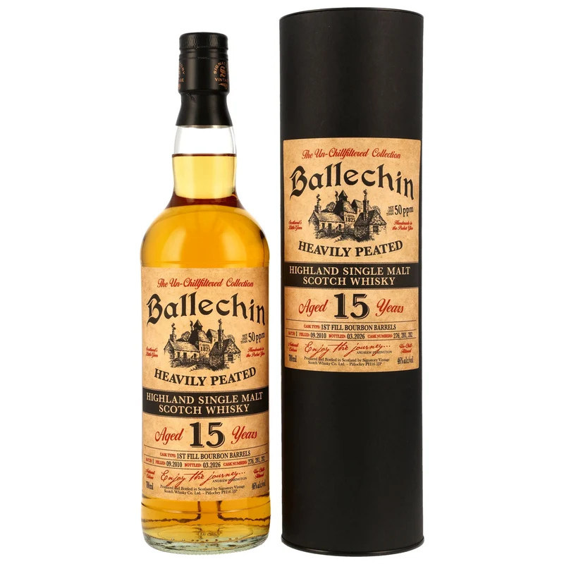 Ballechin 15 Jahre 2010/2026 - The Un-Chillfiltered Collection