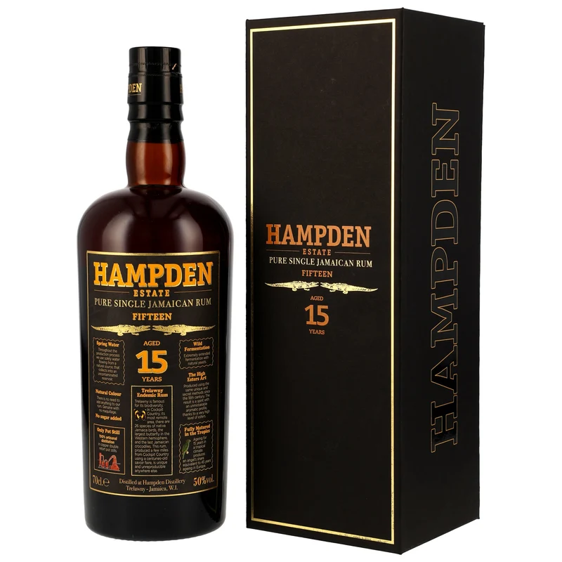 Hampden Estate 15 Jahre - Pure Single Jamaican Rum