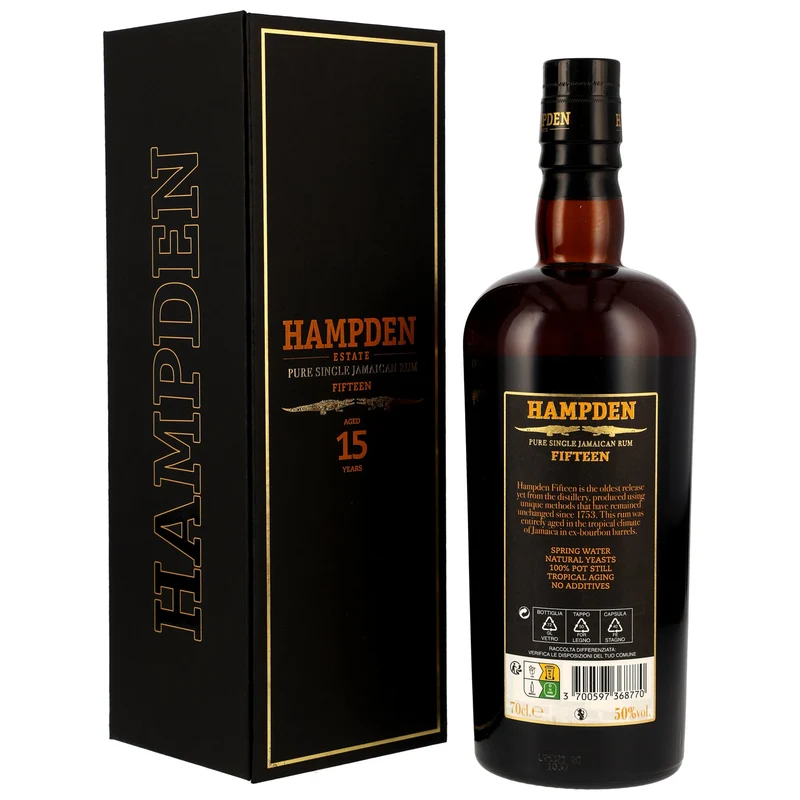 Hampden Estate 15 Jahre - Pure Single Jamaican Rum