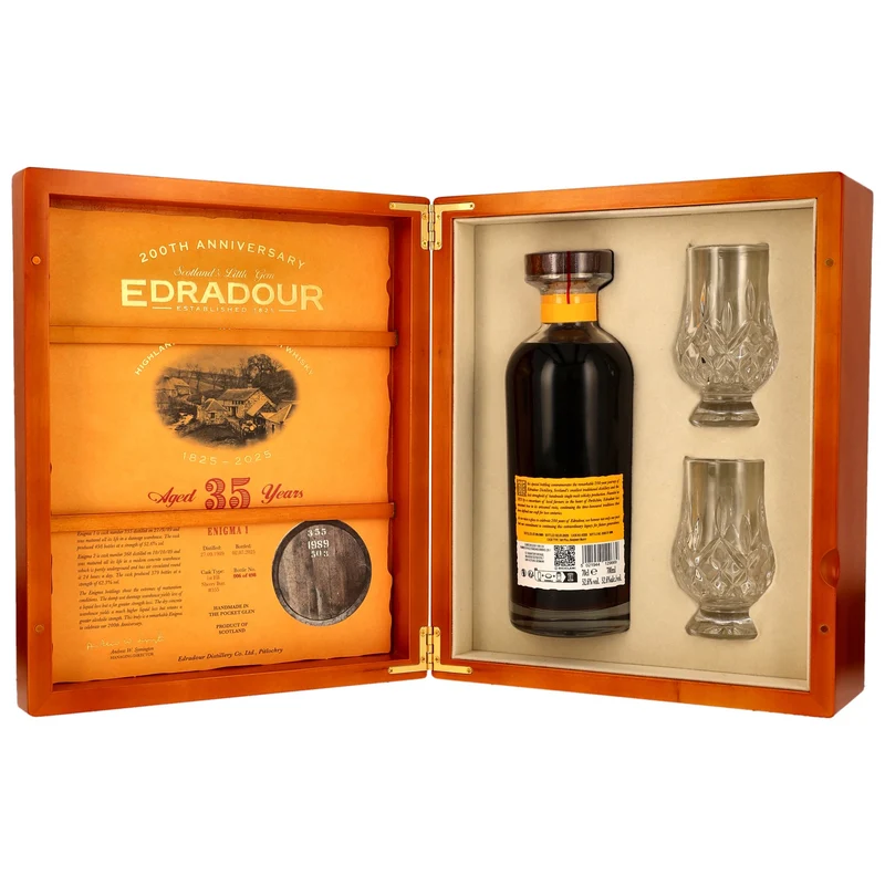 Edradour 35 Jahre 1989/2025 - 200th Anniversary - Enigma 1