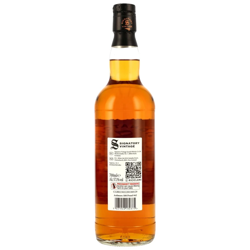 Ardmore 14 Jahre 2011/2025 - Signatory Vintage - 100 Proof #62