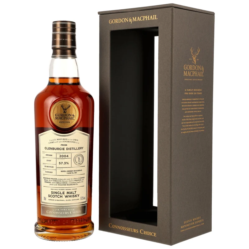 Glenburgie 21 Jahre 2004/2025 - Gordon & MacPhail #881