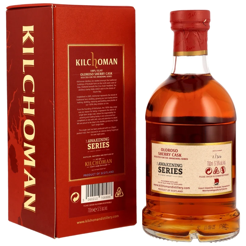 Kilchoman 8 Jahre 2017/2025 - The Awakening Series
