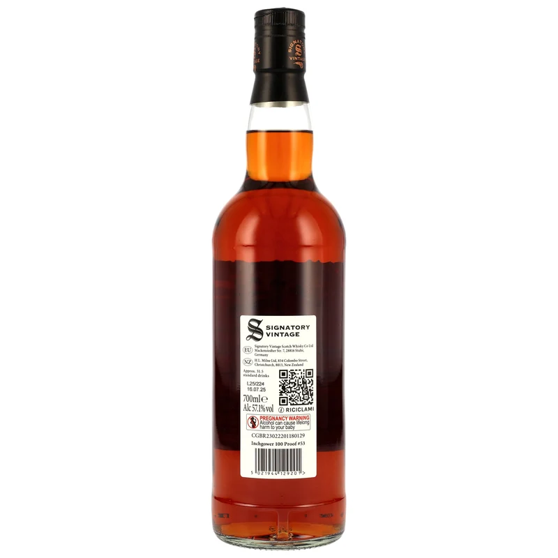 Inchgower 13 Jahre 2011/2025 - Signatory Vintage - 100 Proof #53