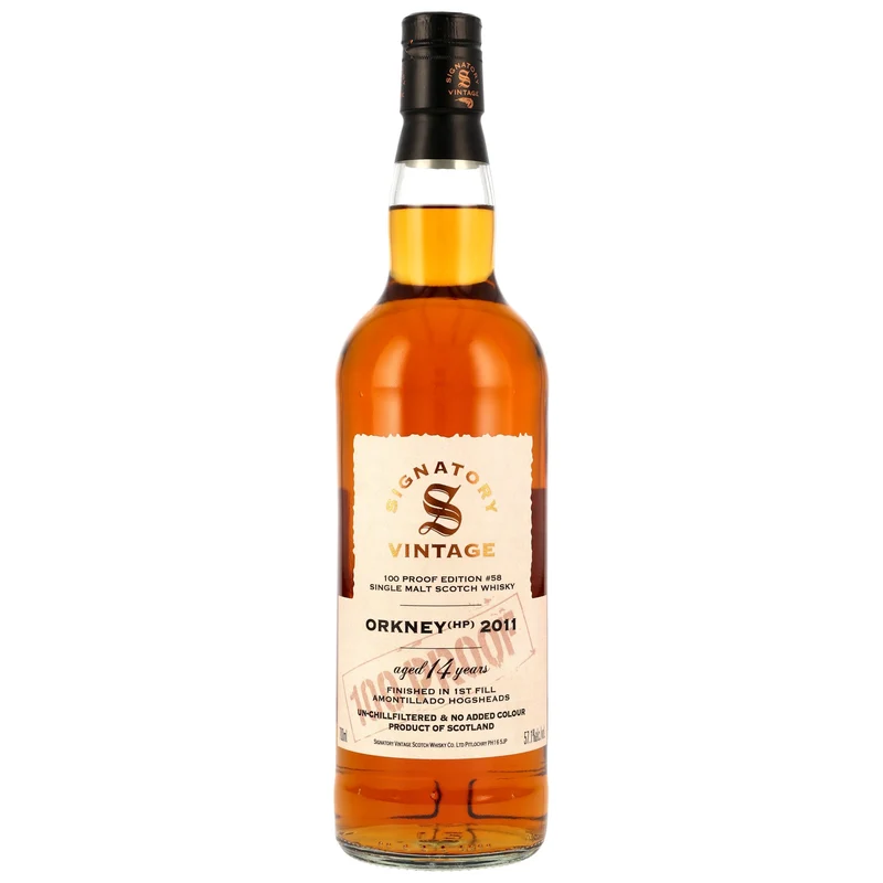 Orkney (HP) 14 Jahre 2011/2025 - Signatory Vintage - 100 Proof #58
