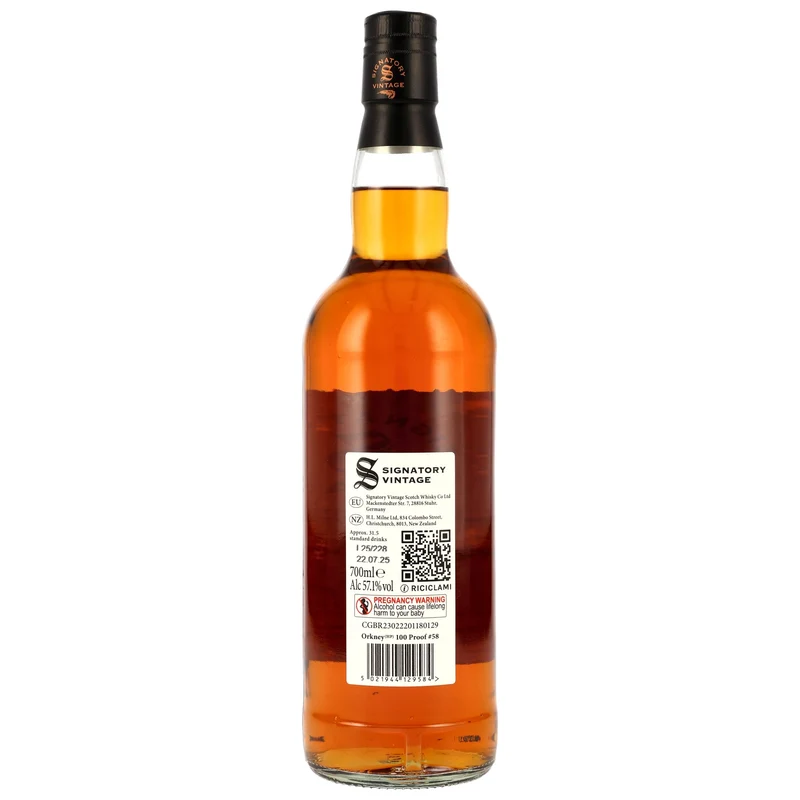 Orkney (HP) 14 Jahre 2011/2025 - Signatory Vintage - 100 Proof #58