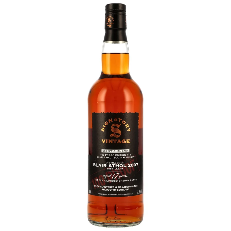 Blair Athol 17 Jahre - Signatory Vintage - 100 Proof - Exceptional Cask #12