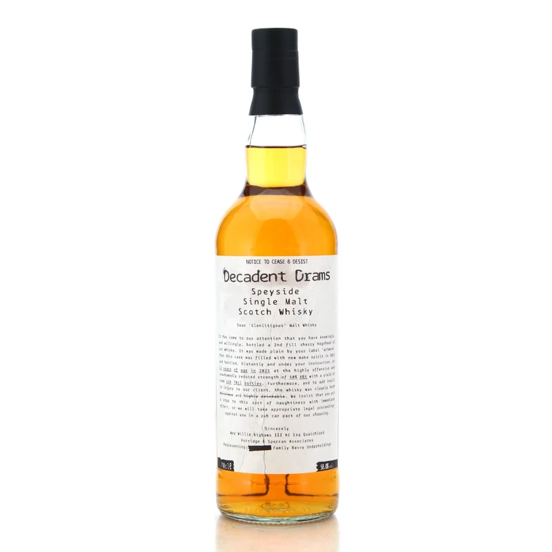 Secret Speyside 12 Jahre 2012/2025 - Glenlitigious - Decadent Drams
