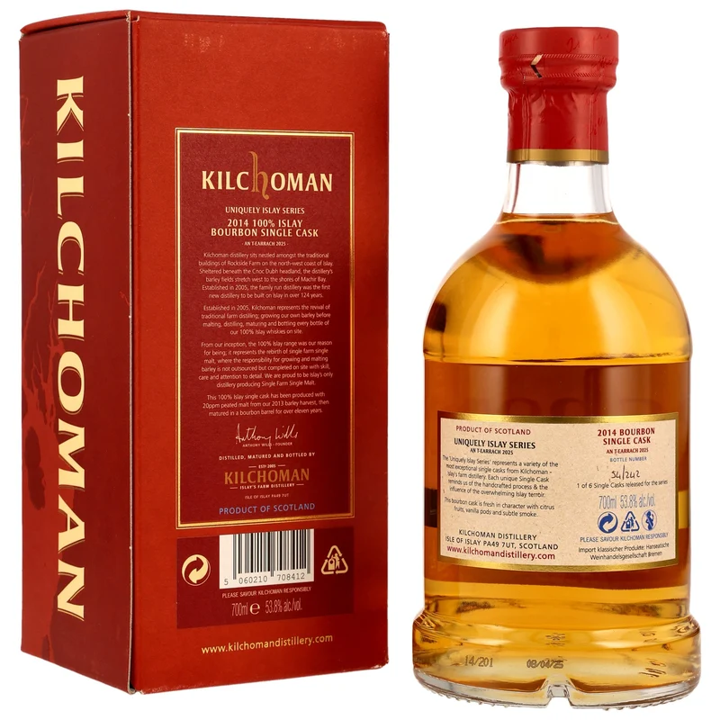 Kilchoman 11 Jahre 2014/2025 - An T-Earrach 2025