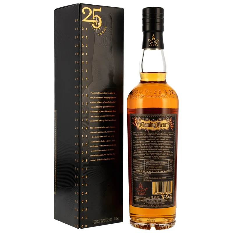 Compass Box - Flaming Heart - 25th Anniversary