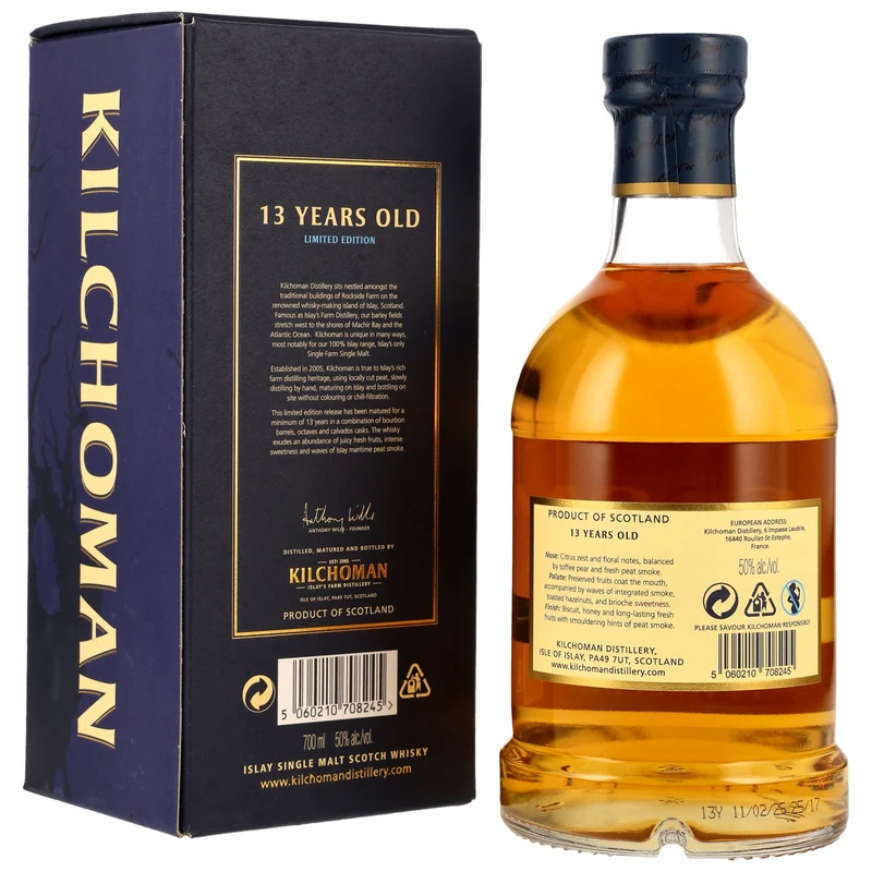 Kilchoman 13 Jahre - Uniquely Islay