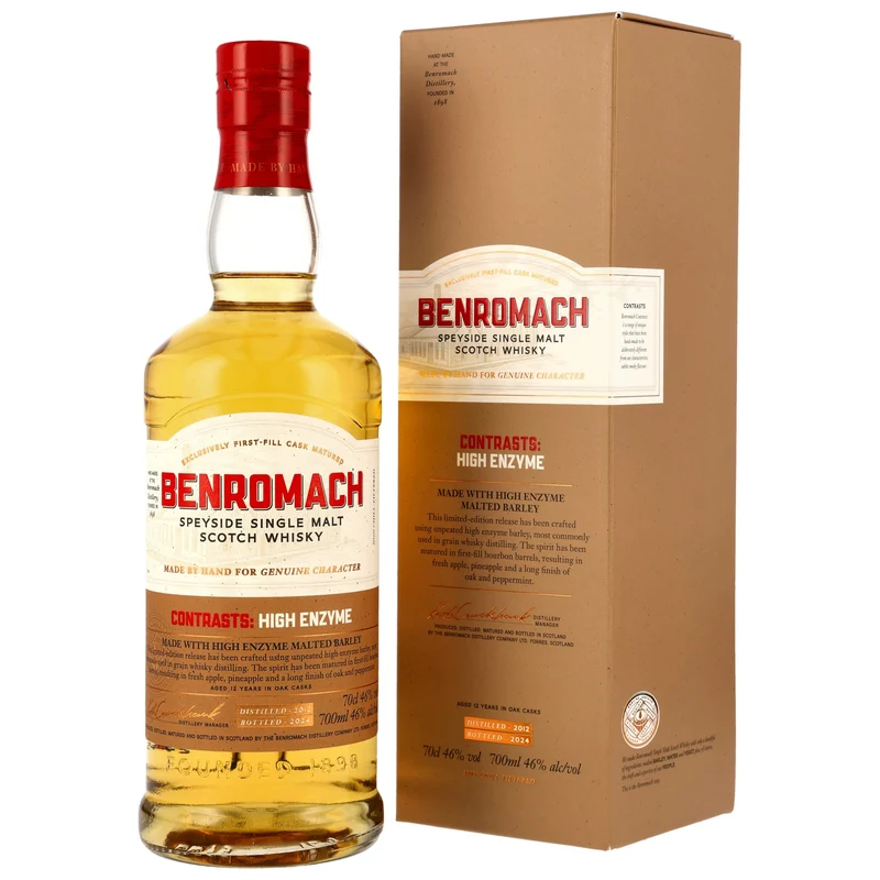 Benromach 12 Jahre 2012/2024 - Contrasts - High Enzyme