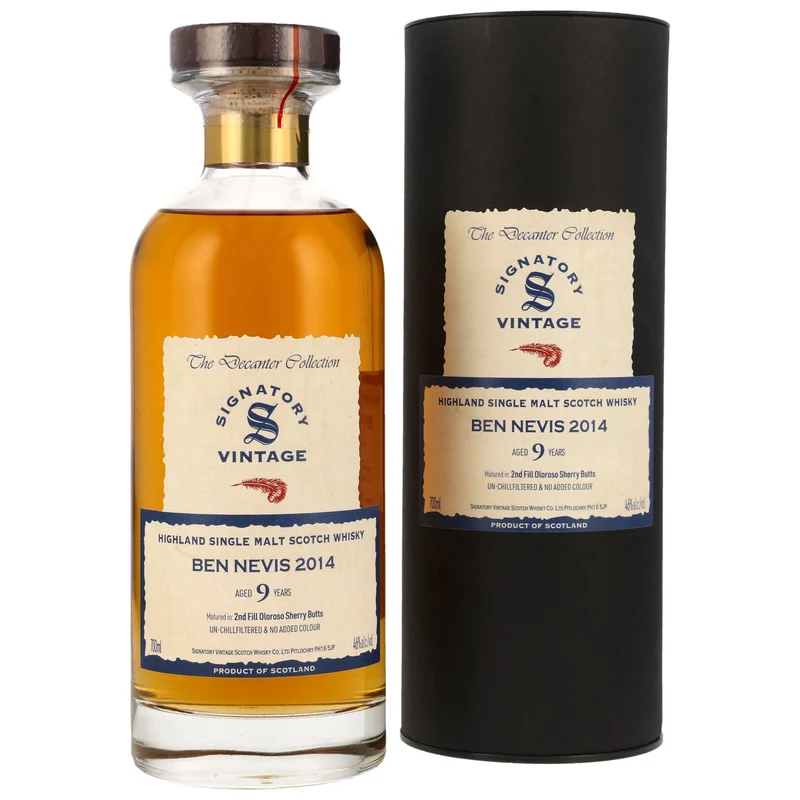 Ben Nevis 9 Jahre 2014/2024 - The Decanter Collection