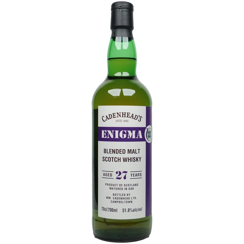 Blended Malt Scotch 27 Jahre 1997/2024 - Cadenhead - Enigma