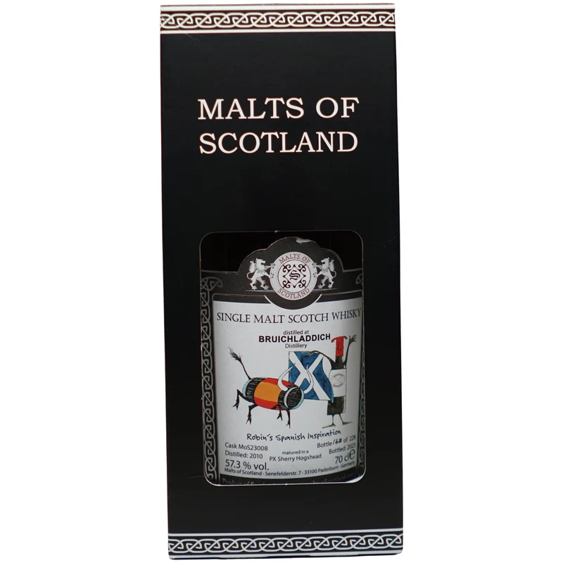 Bruichladdich 2010/2023 - Malts of Scotland - Robin's Spanish Inspiration