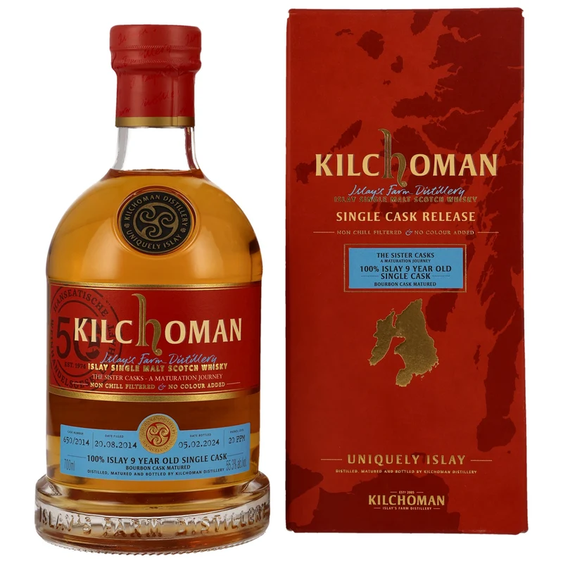 Kilchoman 9 Jahre 2014/2024 - The Sisters Casks #653/2014