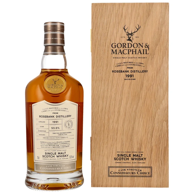 Rosebank 31 Jahre 1991/2023 - Gordon & MacPhail - Recollection Series #2122