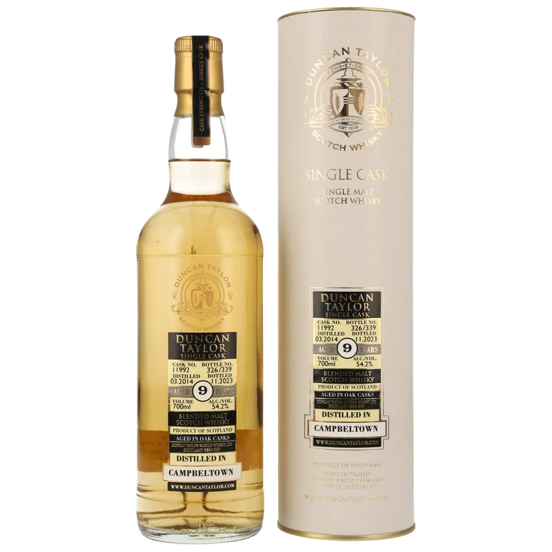 Distilled in Campbeltown 9 Jahre 2014/2023 - Duncan Taylor #11992
