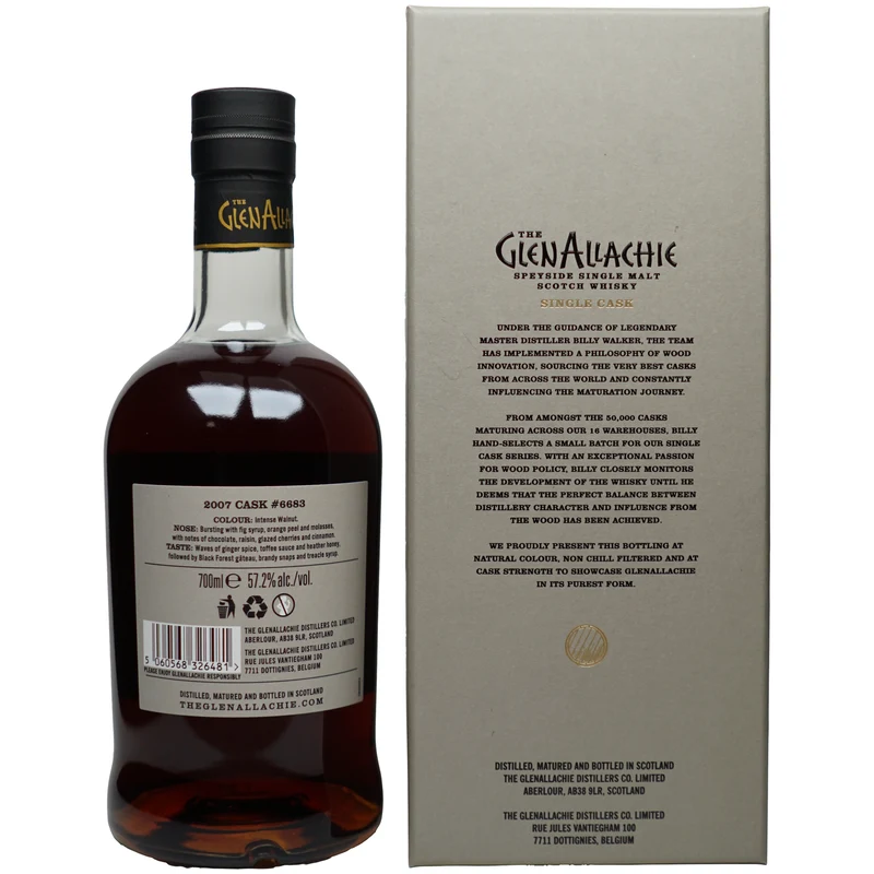 Glenallachie 15 Jahre 2007/2023 - Whisky Maniac - Single Cask #6683
