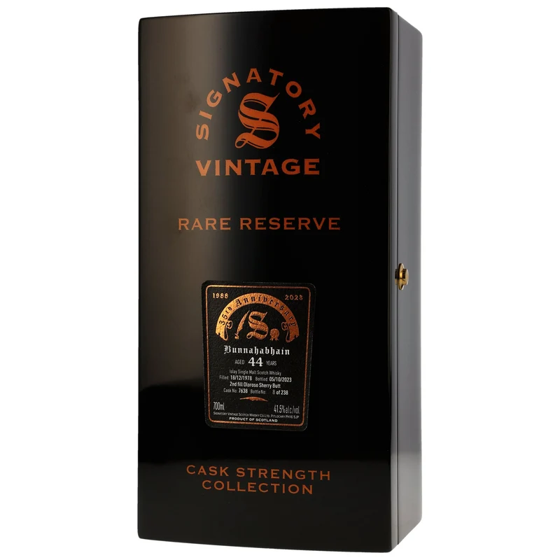Bunnahabhain 44 Jahre 1978/2023 - Signatory Vintage - 35th Anniversary