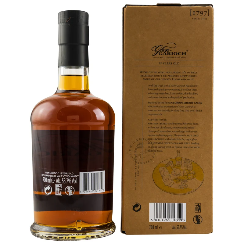 Glen Garioch 15 Jahre - Cask Strength