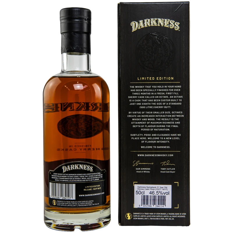 Springbank 21 Jahre - Darkness!