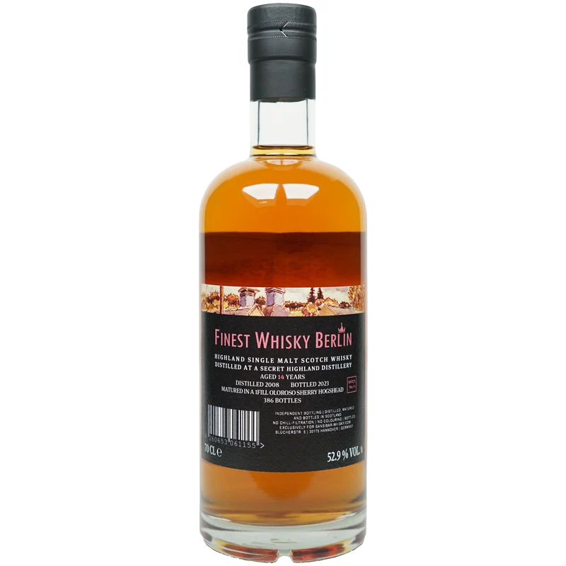 Secret Highland 14 Jahre 2008/2023 - Sansibar - Finest Whisky Berlin