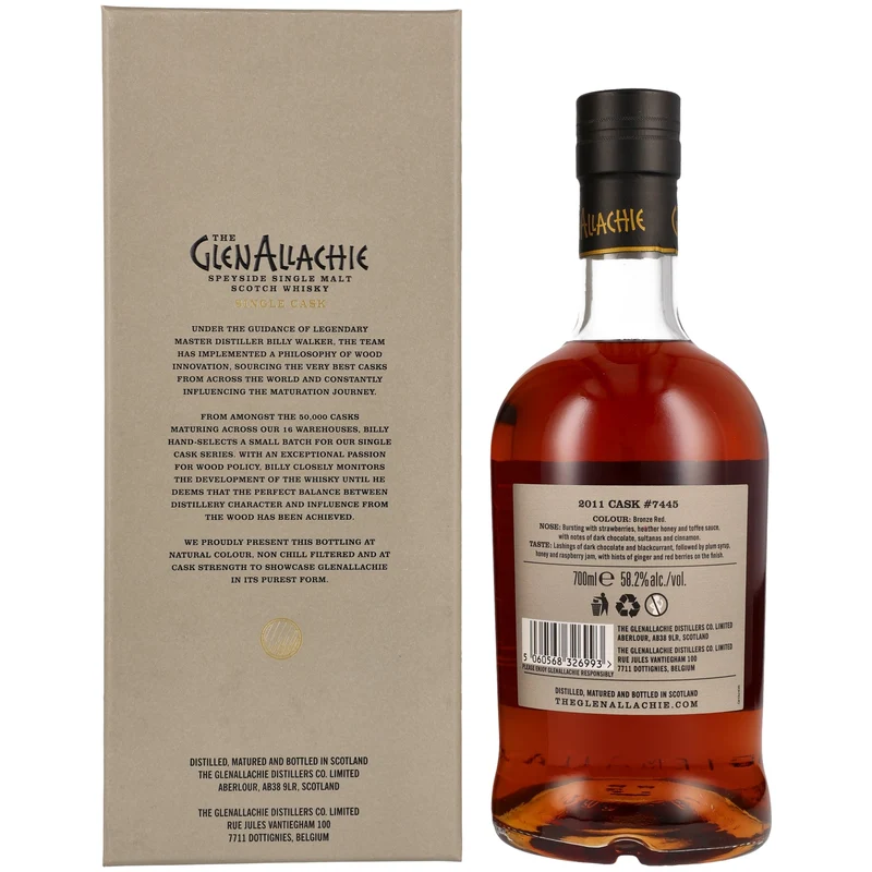 Glenallachie 11 Jahre 2011/2023 - Single Cask #7445
