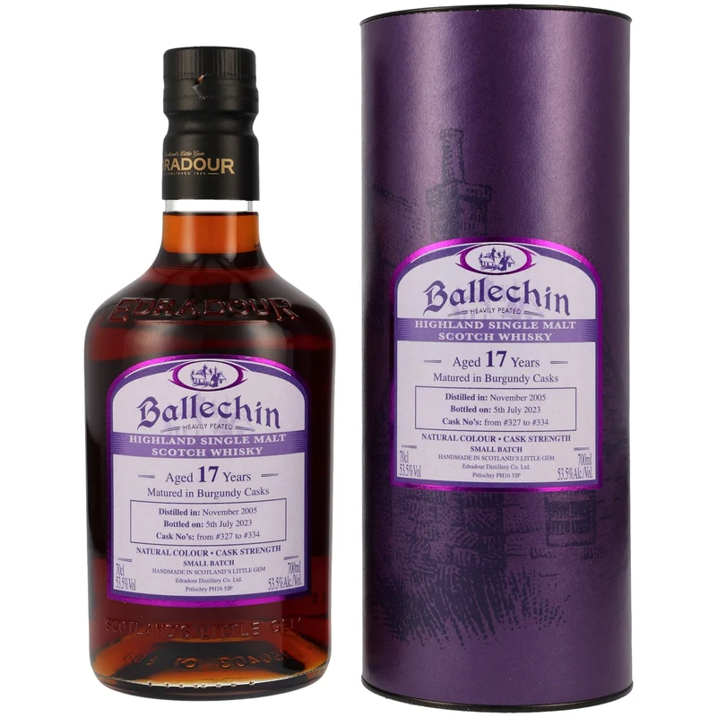 Ballechin 17 Jahre 2005/2023 - Small Batch - Burgundy