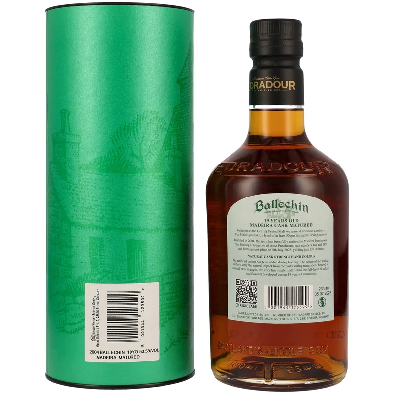 Ballechin 19 Jahre 2004/2023 - Small Batch - Madeira