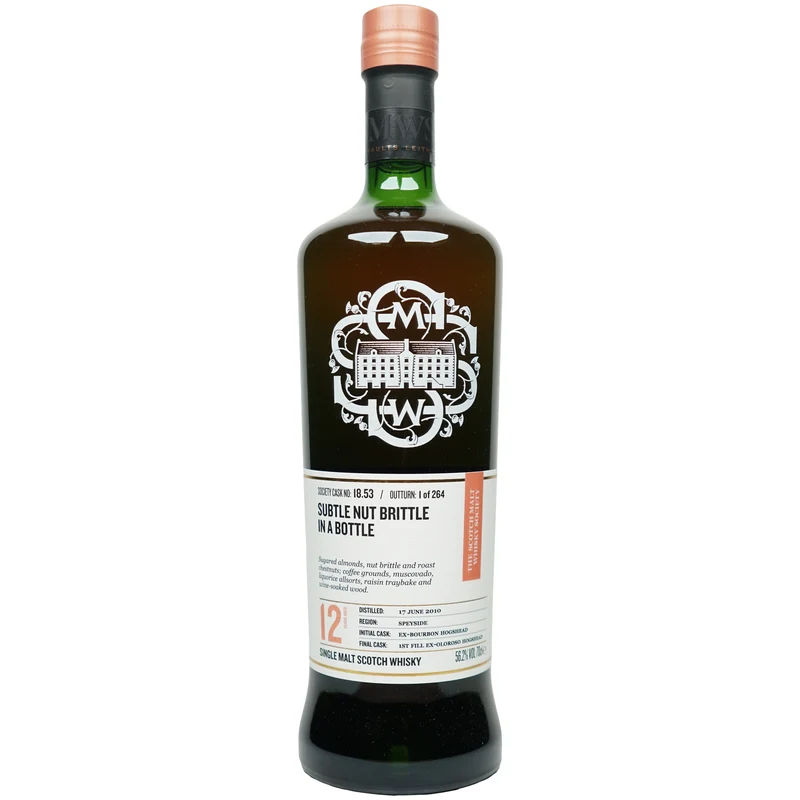 Inchgower 12 Jahre - SMWS 18.53 - Subtle nut brittle in a bottle