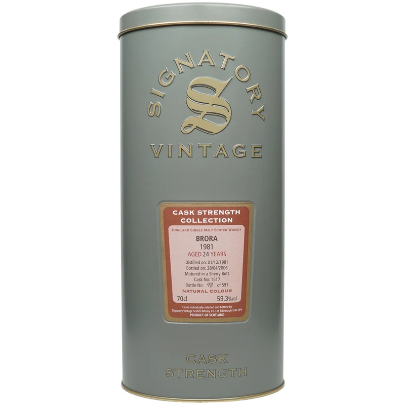 Brora 24 Jahre 1981/2006 - Signatory Vintage #1517