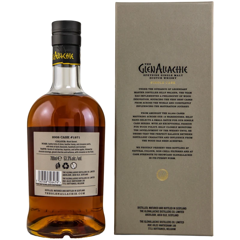 Glenallachie 14 Jahre 2008/2023 - Single Cask #1871