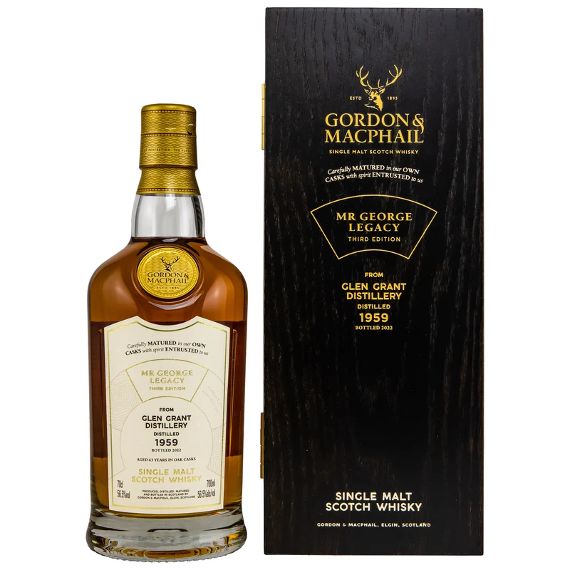 Glen Grant 63 Jahre 1959/2022 Gordon & Macphail - Mr. George Legacy #3665